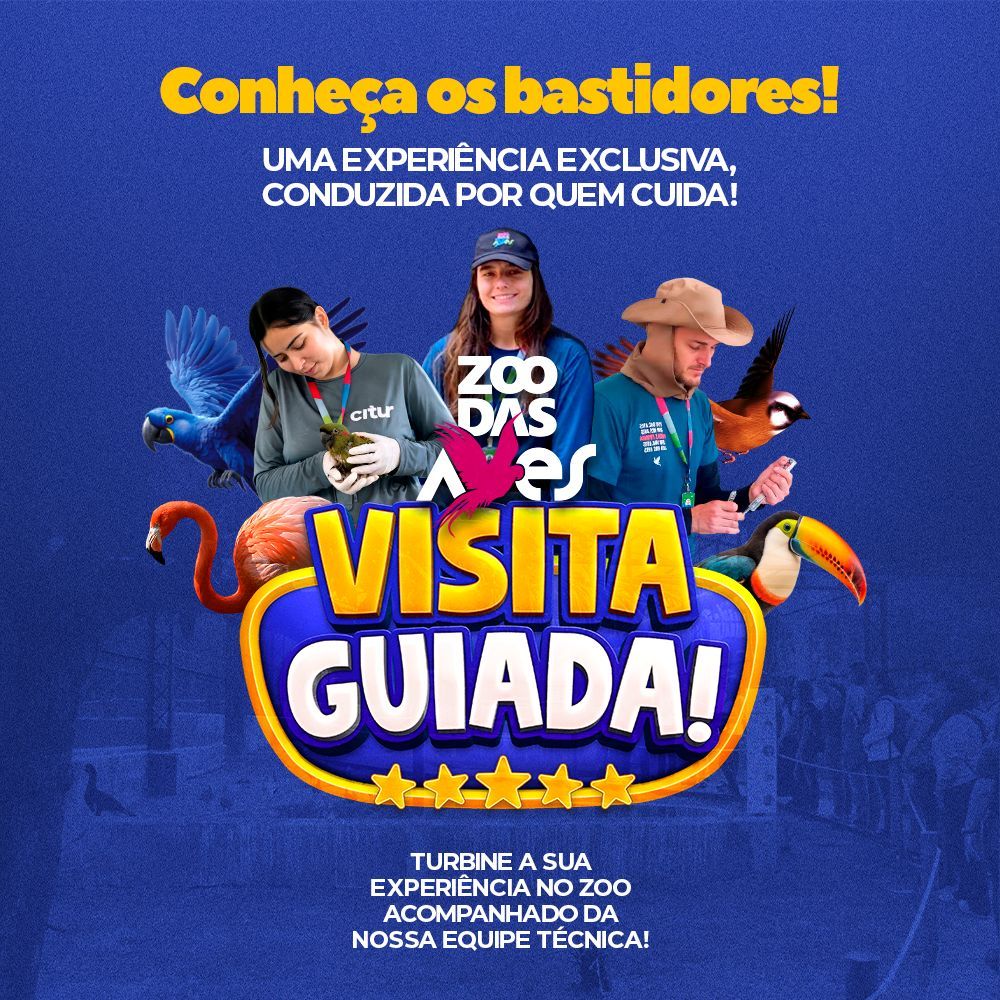 Zoo das Aves - Visita Guiada